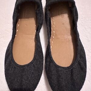 Tieks Charcoal Gray Ballet Flats